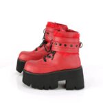 Ashes-57 Red Vegan Leather Demonia - Image 4