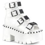 Ashes-70 White Vegan Leather Demonia - Image 3