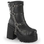Assault-66 Demonia Black Vegan Leather - Image 6