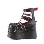 Bear-28 Black Vegan Leather Demonia - Image 4