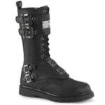 Bolt-345 Black Vegan Leather Demonia - Image 6