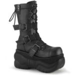 Boxer-230 Black Vegan Leather Demonia - Image 6
