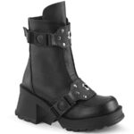 Bratty-56 Black Vegan Leather Demonia - Image 2
