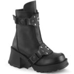 Bratty-56 Black Vegan Leather Demonia - Image 3