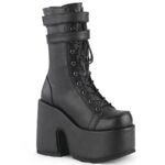 Camel-250 Demonia Black Vegan Leather - Image 2