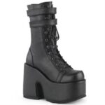 Camel-250 Demonia Black Vegan Leather - Image 6