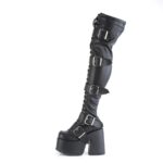 Camel-305 Black Stretch Vegan Leather Demonia - Image 4