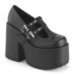 Camel-55 Black Vegan Leather Demonia - Image 6