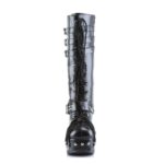 Charade-206 Demonia Black Vegan Leather - Image 3
