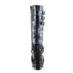 Charade-206 Demonia Black Vegan Leather - Image 5