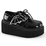Creeper-205 Black Glitter Vinyl Demonia - Image 2