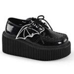 Creeper-205 Black Glitter Vinyl Demonia - Image 6