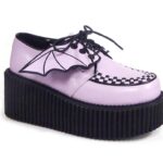 Creeper-205 Demonia Lavender Vegan Leather