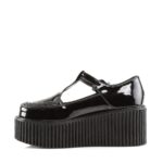 Creeper-214 Black Patent Demonia - Image 4