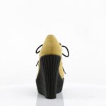Creeper-304 Demonia Mustard Vegan Suede-Animal - Image 5