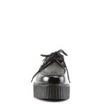 Creeper-402 Black Leather Demonia - Image 3