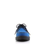 Creeper-602S Royal Blue Suede Demonia - Image 3