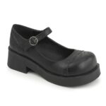 Crux-07 Demonia Black Vegan Leather - Image 2