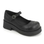 Crux-07 Demonia Black Vegan Leather