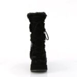 Cubby-311 Black Vegan Suede Demonia - Image 3
