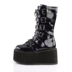Damned-225 Black Hologram Vegan Leather Demonia - Image 4