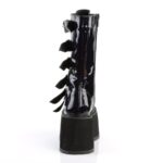Damned-225 Black Hologram Vegan Leather Demonia - Image 5