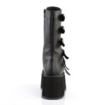 Damned-225 Black Vegan Leather Demonia - Image 5