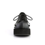 Dank-110 Demonia Black Vegan Leather - Image 3