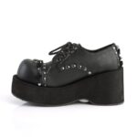 Dank-110 Demonia Black Vegan Leather - Image 4