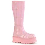 Demonia Baby Pink Hologram Patent Slacker-230
