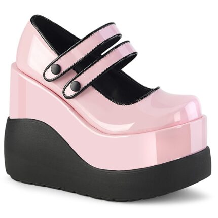 Demonia Baby Pink Patent Void-37