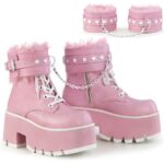 Demonia Baby Pink Vegan Leather Ashes-57
