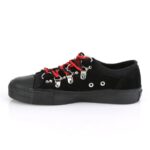 Demonia Black Canvas-Suede Deviant-05 - Image 4