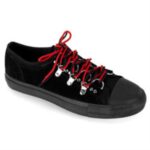 Demonia Black Canvas-Suede Deviant-05 - Image 6