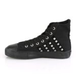 Demonia Black Canvas-Suede Deviant-103 - Image 4
