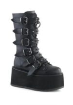 Demonia Black Cowboybiker Ankle Boot - Image 3