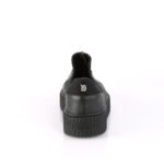 Demonia Black Faux Leather Sneeker-125 - Image 5