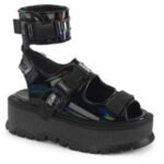 Demonia Black Holo Patent Slacker-15B - Image 3