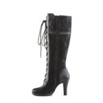 Demonia Black Lace Overlay Glam-240 - Image 4