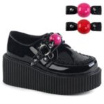 Demonia Black Patent Creeper-222 - Image 6