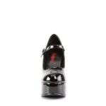 Demonia Black Patent Dolly-50 - Image 3