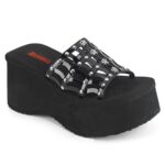 Demonia Black Patent Funn-13