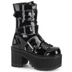 Demonia Black Patent Ranger-308 - Image 2