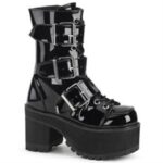 Demonia Black Patent Ranger-308 - Image 6