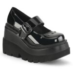 Demonia Black Patent Shaker-23 - Image 2