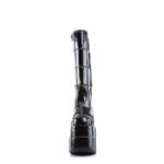 Demonia Black Patent Stack-301 - Image 3
