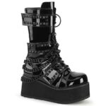 Demonia Black Patent Trashville-138 - Image 2