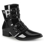 Demonia Black Patent Warlock-55