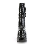 Demonia Black Patent Wave-150 - Image 3