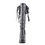Demonia Black-Red Vegan Leather Crypto-106 - Image 3